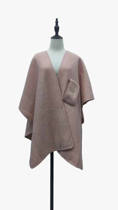 Damen Poncho-Schal Elegant Vielseitig für Alltag und Büro