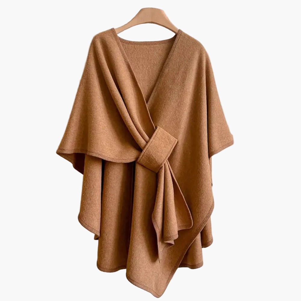 Damen Poncho-Schal Elegant Vielseitig für Alltag und Büro