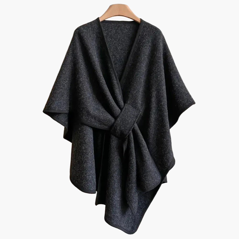Damen Poncho-Schal Elegant Vielseitig für Alltag und Büro