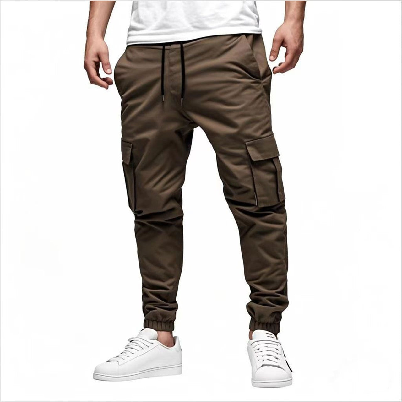 Herren Cargo Jogginghose mit Taschen – Bequeme Freizeithose im Urban Street Style