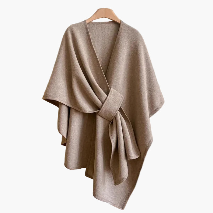 Damen Poncho-Schal Elegant Vielseitig für Alltag und Büro