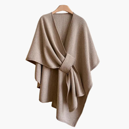Damen Poncho-Schal Elegant Vielseitig für Alltag und Büro