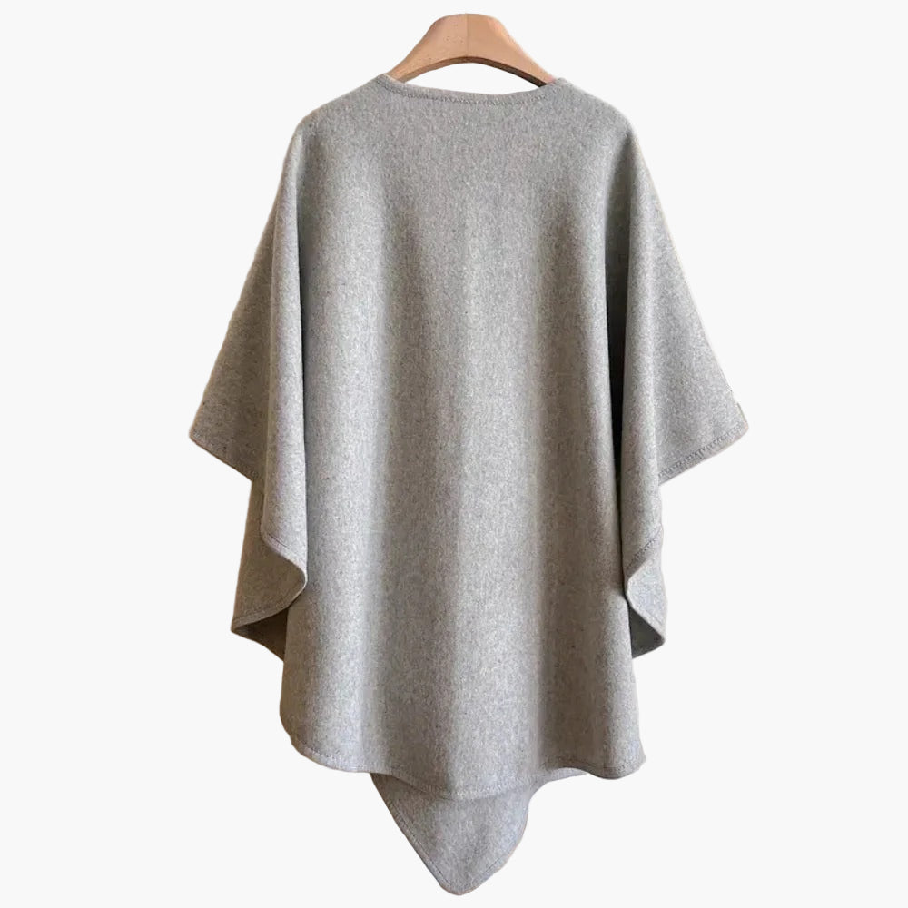 Damen Poncho-Schal Elegant Vielseitig für Alltag und Büro