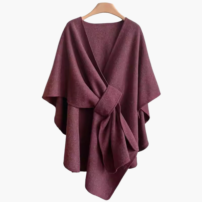 Damen Poncho-Schal Elegant Vielseitig für Alltag und Büro