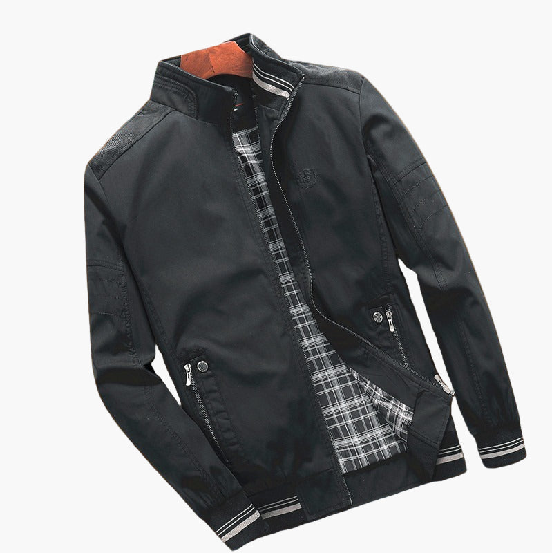 Herren Bomberjacke – Modische Übergangsjacke für Frühling und Sommer, Casual Stil