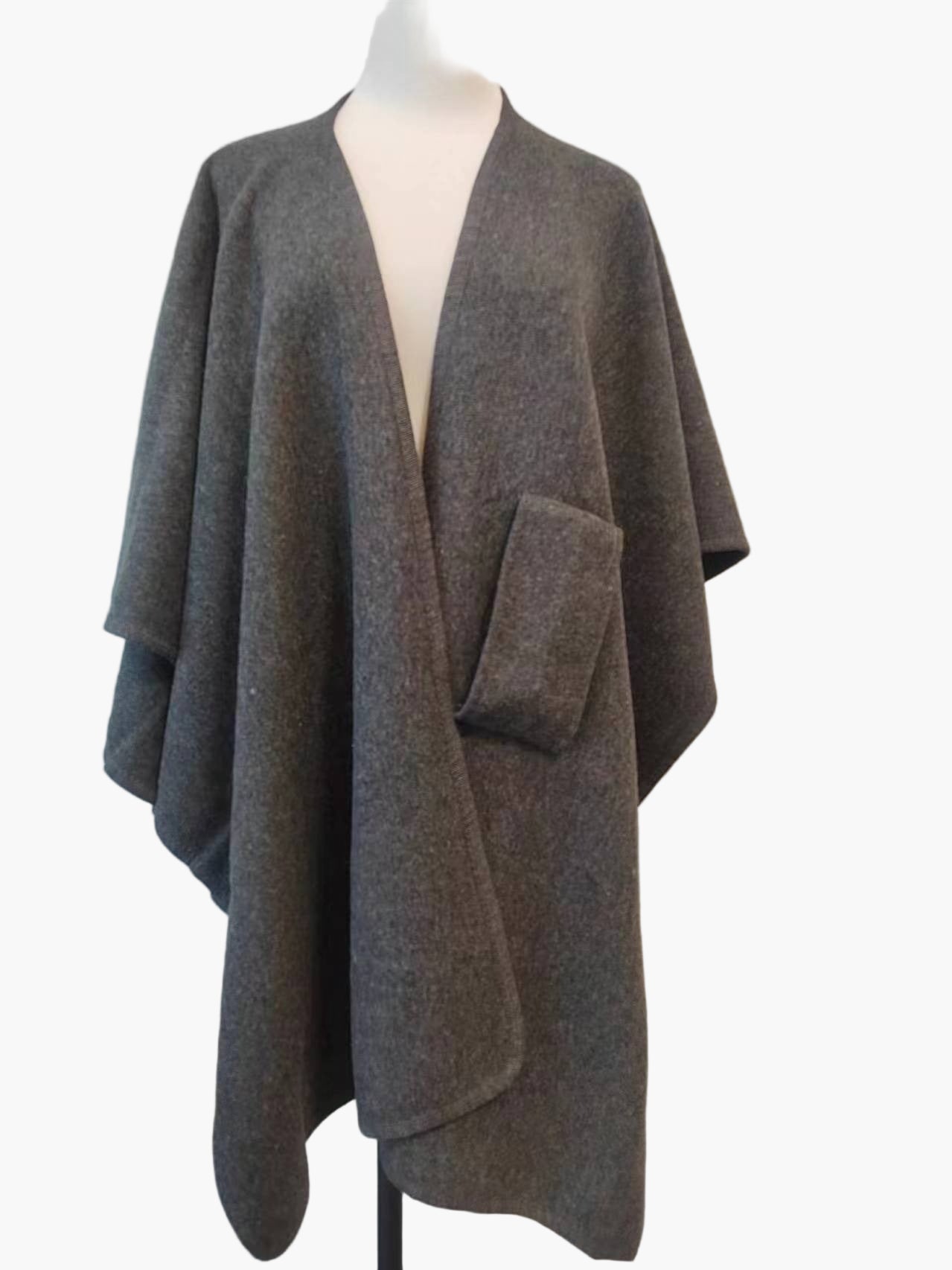 Damen Poncho-Schal Elegant Vielseitig für Alltag und Büro