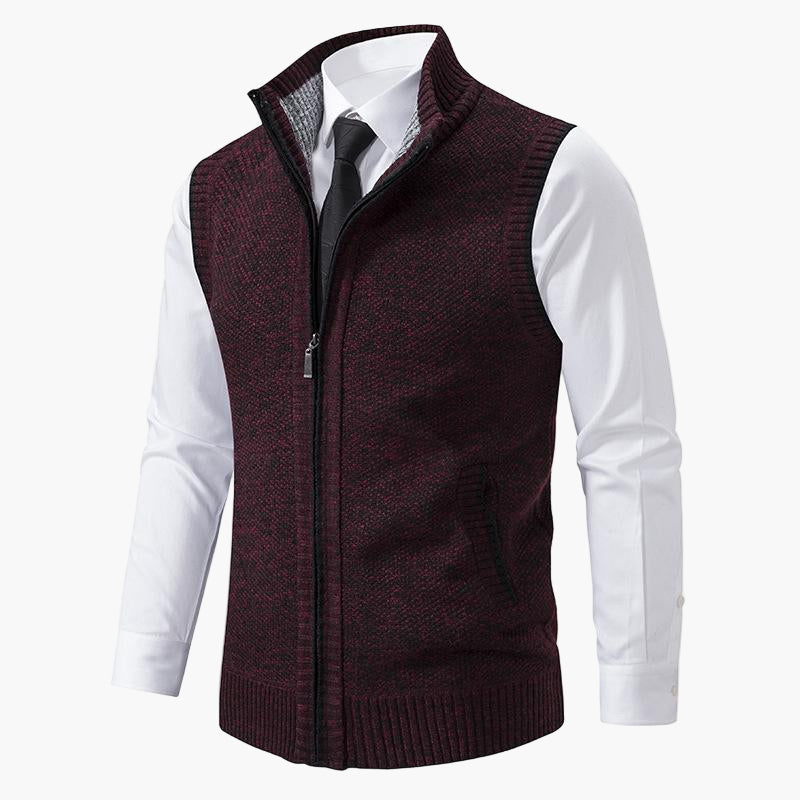 Herren Weste Elegant Business Freizeitweste für Büro und Alltag