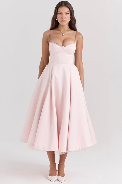 Emma – Cocktailkleid mit schulterfreiem Design und ausgestelltem Rock