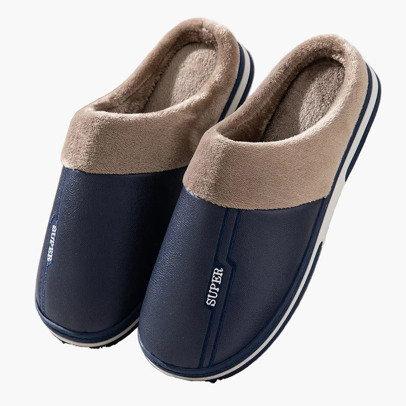 Herren Hauspantoffeln Komfort Warm Gepolstert Rutschfest Indoor Slipper