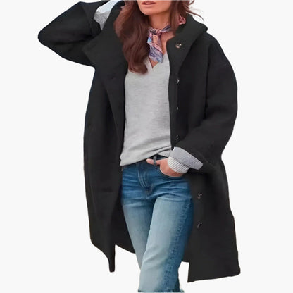 Damen Wintermantel Lässig Lang Eleganter Outdoor Begleiter für kalte Tage