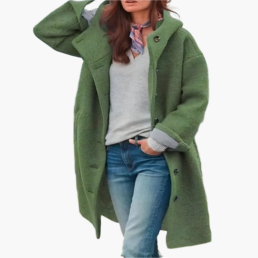 Damen Wintermantel Lässig Lang Eleganter Outdoor Begleiter für kalte Tage