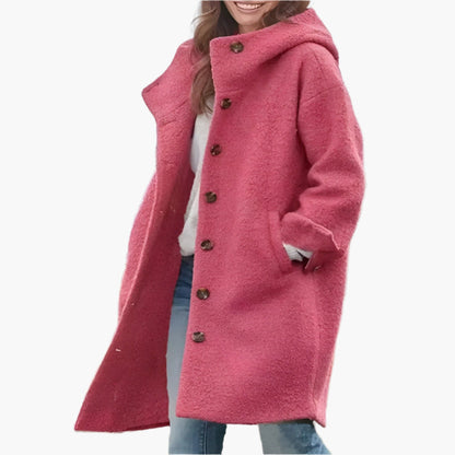 Damen Wintermantel Lässig Lang Eleganter Outdoor Begleiter für kalte Tage