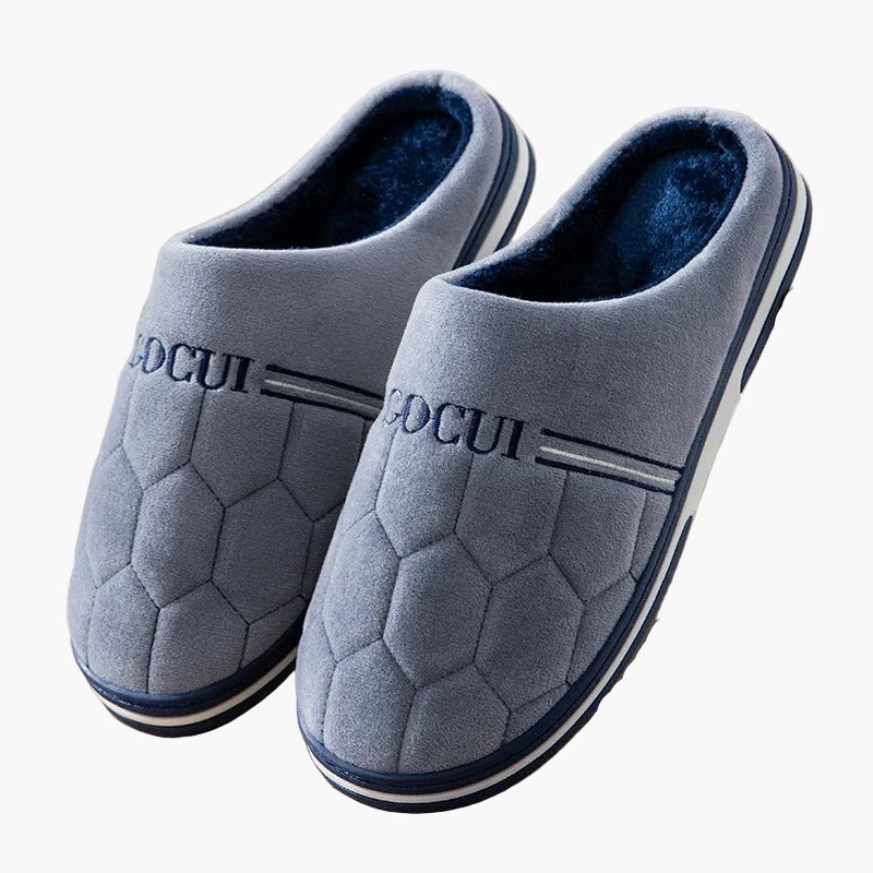 Herren Hauspantoffeln Komfort Warm Gepolstert Rutschfest Indoor Slipper