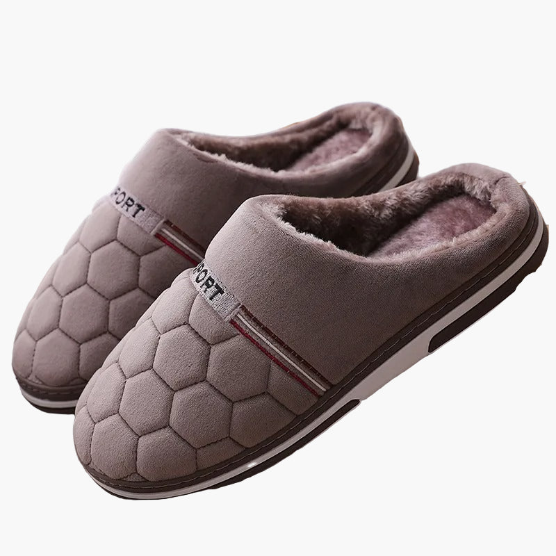 Herren Hauspantoffeln Komfort Warm Gepolstert Rutschfest Indoor Slipper