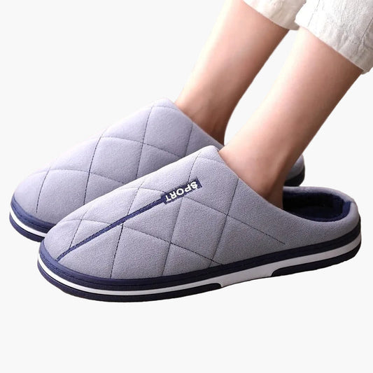 Herren Hauspantoffeln Komfort Warm Gepolstert Rutschfest Indoor Slipper