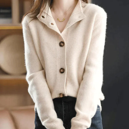 Damen Strickjacke im Casual-Stil – Eleganter Cardigan für Alltag und Büro