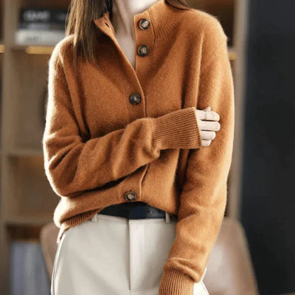 Damen Strickjacke im Casual-Stil – Eleganter Cardigan für Alltag und Büro