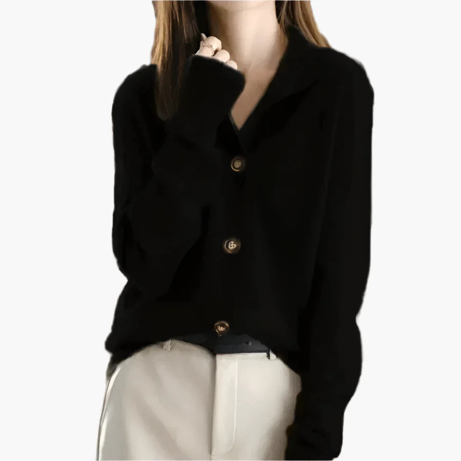 Damen Strickjacke im Casual-Stil – Eleganter Cardigan für Alltag und Büro