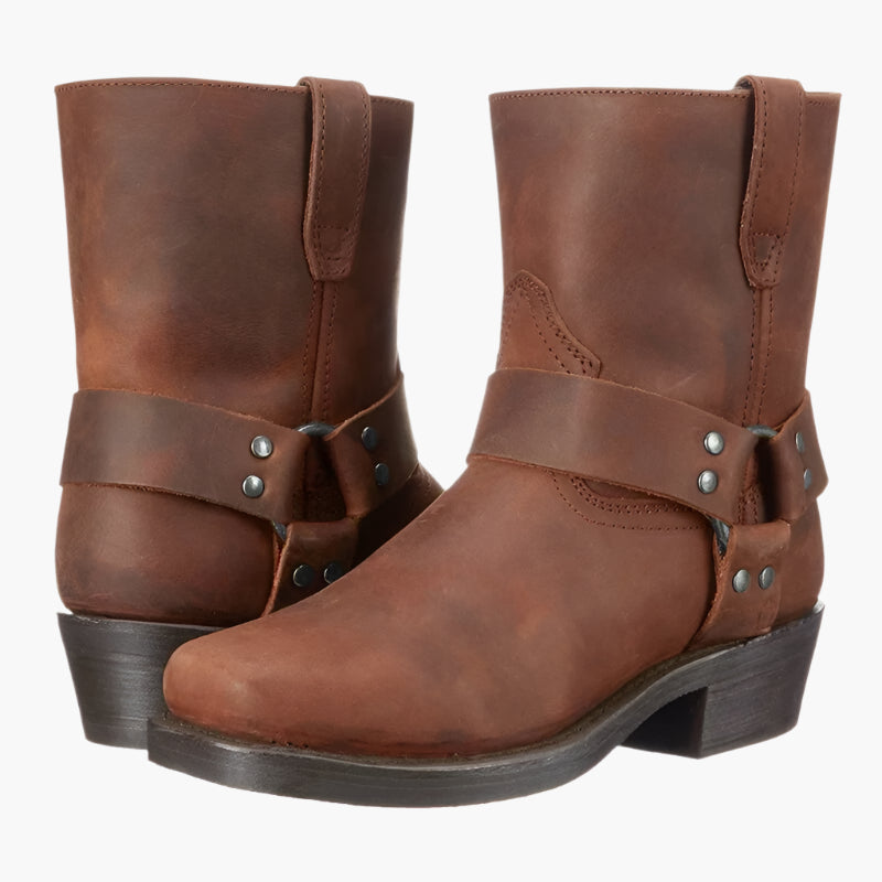 Herren Western Stiefeletten – Vintage Cowboy Boot für Abenteuer und Freizeit