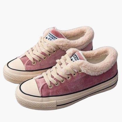 Damen Winter Sneaker mit Fellfutter – Modische Komfort-Sneaker für Alltag und Freizeit