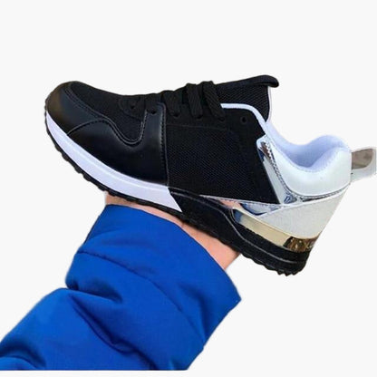 Damen Sneaker Freizeitmode – Trendige Alltagsschuhe mit Schnürung