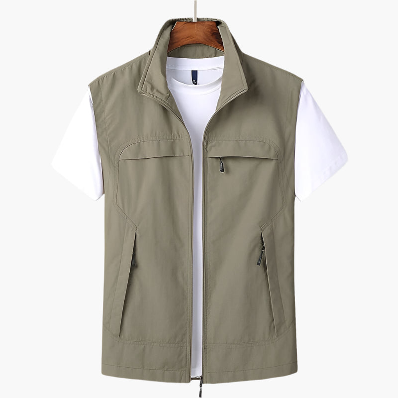 Herren Outdoor Weste Modern Freizeitweste für alle Jahreszeiten
