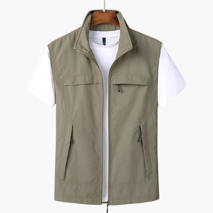 Herren Outdoor Weste Modern Freizeitweste für alle Jahreszeiten