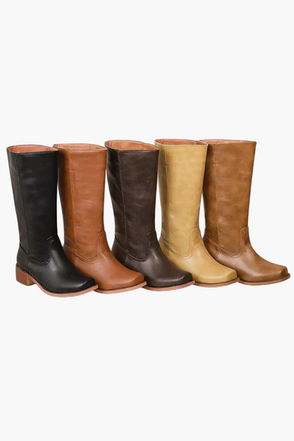 Damen Klassische Stiefel im Modernen Retro-Stil für Alltag und Freizeit