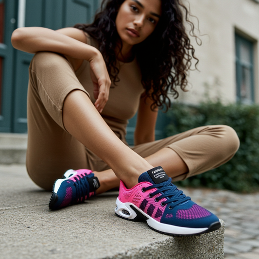 Damen Orthopädische Laufschuhe für Alltag und Sport – Bequeme Sneakers mit Stoßdämpfung und Komfort