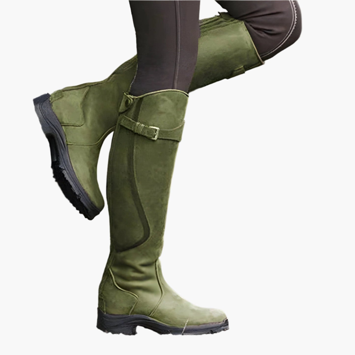 Damen Reitstiefel mit hohem Schaft – robuste Outdoor-Boots für Stall & Gelände