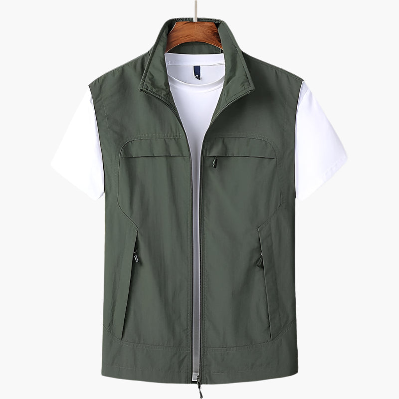 Herren Outdoor Weste Modern Freizeitweste für alle Jahreszeiten
