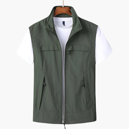 Herren Outdoor Weste Modern Freizeitweste für alle Jahreszeiten