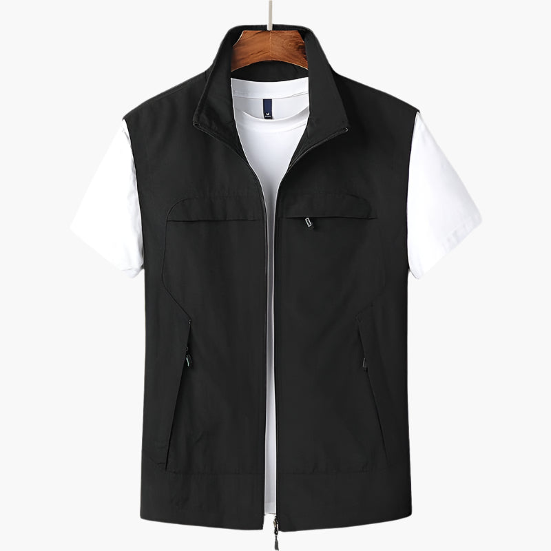 Herren Outdoor Weste Modern Freizeitweste für alle Jahreszeiten