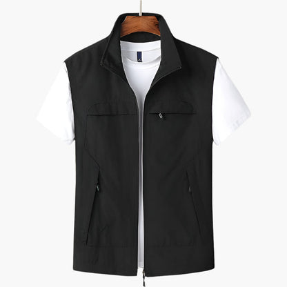 Herren Outdoor Weste Modern Freizeitweste für alle Jahreszeiten