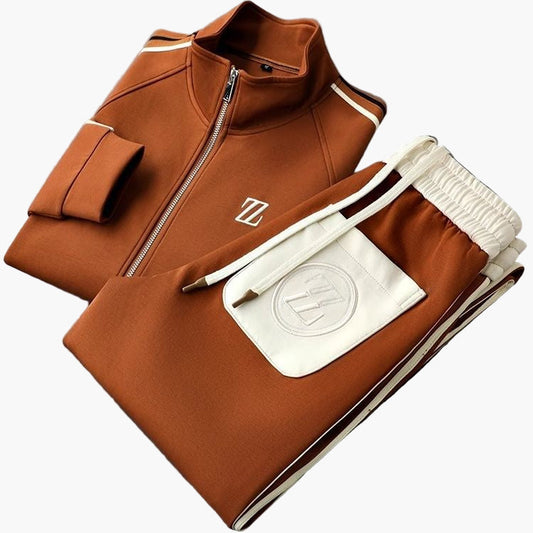 Herren Trainingsanzug Set Modern Sport Style – 2-teiliges Track Suit für Fitness & Freizeit