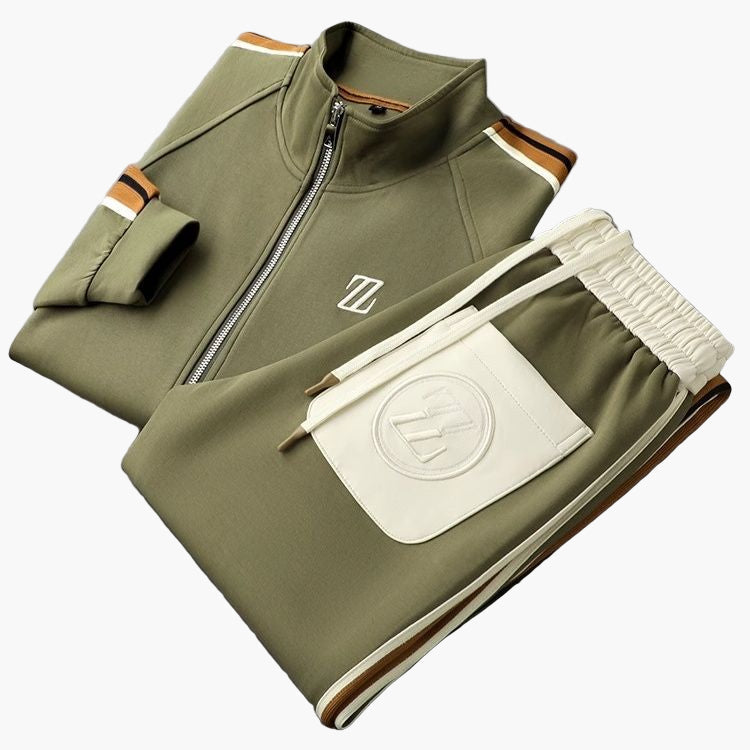 Herren Trainingsanzug Set Modern Sport Style – 2-teiliges Track Suit für Fitness & Freizeit